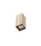 Oprawy sufitowe na wymienne źródło światła - Azzardo Natynkowa VELIA SQUARE 2 (brass) 2xGU10 złota AZ4402 - produkt 1