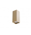 Oprawy sufitowe na wymienne źródło światła - Azzardo Natynkowa VELIA SQUARE 2 (brass) 2xGU10 złota AZ4402 - produkt 2
