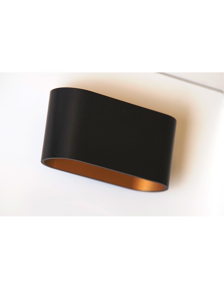 Kinkiety - Azzardo Kinkiet Vega (black/black) 1xG9 czarny AZ4145 - product kolory-swiatla.pl 3