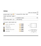 Kinkiety - Azzardo Kinkiet Vega (black/black) 1xG9 czarny AZ4145 - product 5