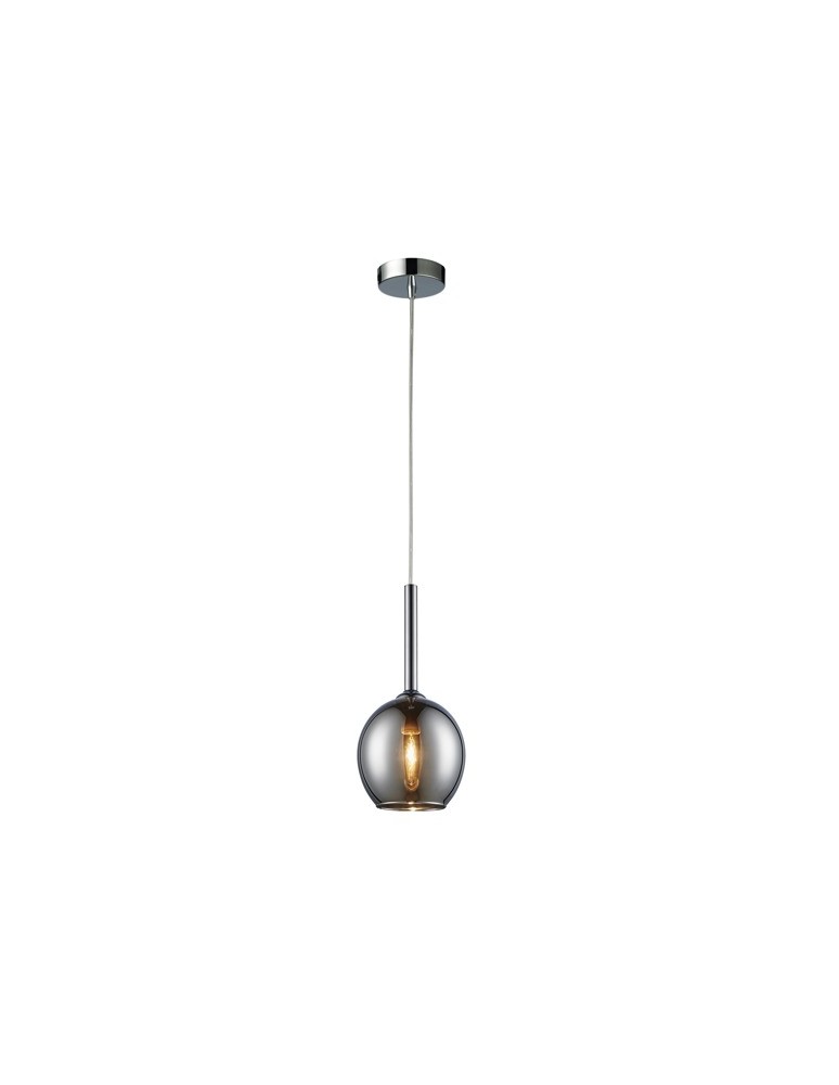Lampy wiszące - Zuma Line MONIC 1x40W E14 230V Chrom MD1629-1 Wisząca - produkt kolory-swiatla.pl 1