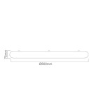 Duże lampy sufitowe - Orlicki Design SUFITOWA LED 68W Piatto Cromo 80 - product 6