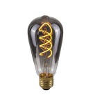 ITALUX  Spiral Smoke Żarówka LED E27 4W 2200K 90lm Dymiony 801551 ST64 ITALUX  Spiral Smoke Żarówka LED E27 4W 2200K 90lm Dymiony 801551 ST64