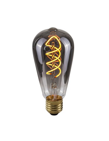 ITALUX  Spiral Smoke Żarówka LED E27 4W 2200K 90lm Dymiony 801551 ST64