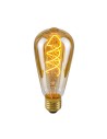 ITALUX  Spiral Amber Żarówka LED E27 4W 2200K 90lm Bursztynowy LDS-ST64-SA ST64 ITALUX  Spiral Amber Żarówka LED E27 4W 2200K 90lm Bursztynowy LDS-ST64-SA ST64