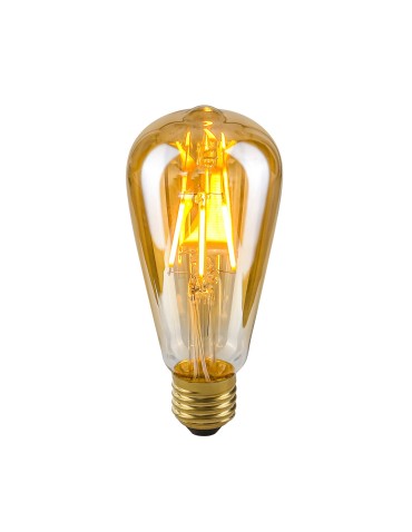 ITALUX  Amber Żarówka LED E27 4W 2200K 400lm Bursztynowy LDS-ST64-A ST64