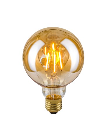 ITALUX Amber Żarówka LED E27 4W 2200K 400lm Bursztynowy LDS-G95-A G95