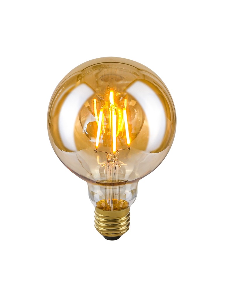 ITALUX Amber Żarówka LED E27 4W 2200K 400lm Bursztynowy LDS-G95-A G95 ITALUX Amber Żarówka LED E27 4W 2200K 400lm Bursztynowy LDS-G95-A G95