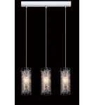 Lampy wiszące - ITALUX Ibiza Wisząca E14 3x40W Chrom MDM1903/3 - produkt 1