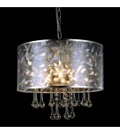 Lampy wiszące - ITALUX Cleo Wisząca E14 3x40W Chrom/Biały MDM2027/3 - produkt 1
