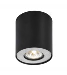 Oprawy sufitowe na wymienne źródło światła - ITALUX Shannon Natynkowa GU10 1xGU10 50W /LED zintegrowany 4W Czarny FH31431B-BL - product 1