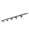 ITALUX Astley Szynoprzewody Zestaw GU10 5x35W Czarny 914121 BL