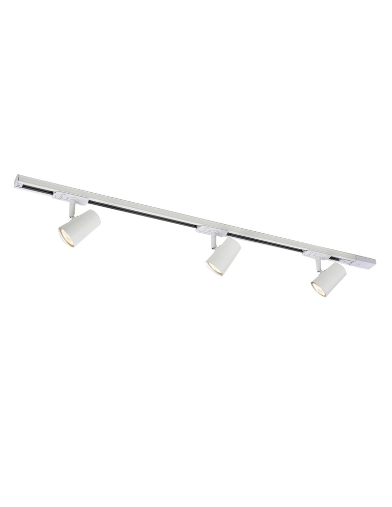 Gotowe zestawy szynoprzewodów - ITALUX Astley Szynoprzewody Zestaw GU10 3x35W Biały 914003 WH - produkt kolory-swiatla.pl 1