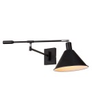 Kinkiety loftowe - industrialne - ITALUX Trinity Kinkiet E14 1x60W Chrom/Czarny MB-402721-IT BL - product 1
