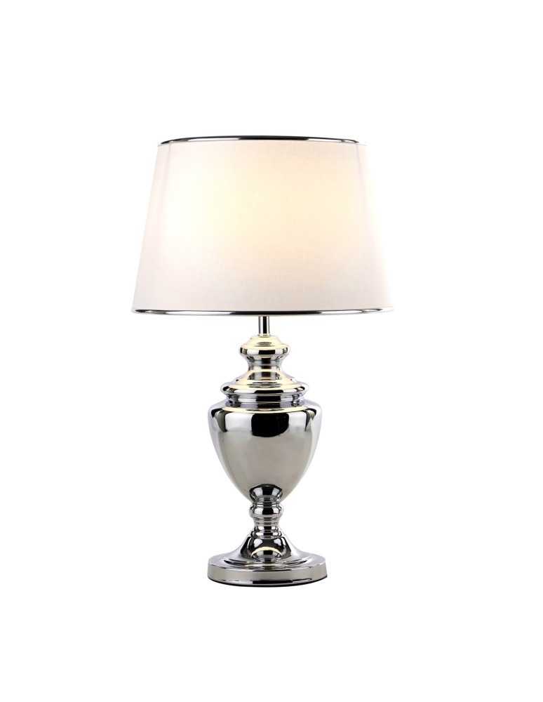 Lampy stołowe klasyczne - ITALUX Roma Biurkowa E27 1x60W Chrom MT28691 CH - produkt kolory-swiatla.pl 1