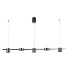 Lampy wiszące LED - ITALUX Remdal Wisząca LED zintegrowany 30W 4000K 2300lm Mosiądz PND-16374-5-BK-4K - product 1