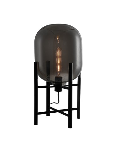 ITALUX Maversa Stojąca E27 1x60W Czarny/Grafit FL-82321-1A-S