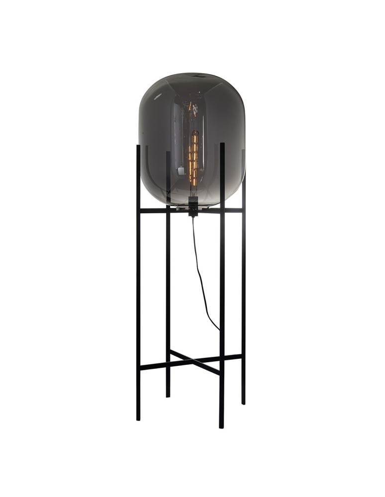 Lampy podłogowe loftowe - industrialne - ITALUX Maversa Stojąca E27 1x60W Czarny/Grafit FL-82321-1A-L - produkt kolory-swiatla.pl 1