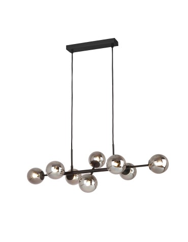 ITALUX Erimida Wisząca G9 8x10W Czarny PND-2244-8A-BL