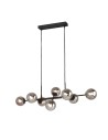 ITALUX Erimida Wisząca G9 8x10W Czarny PND-2244-8A-BL