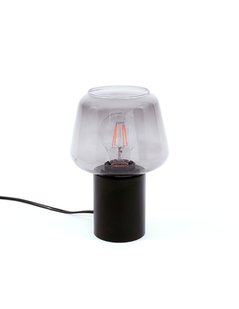 Lampy stołowe nowoczesne - ITALUX Romio Biurkowa E27 1x40W Czarny TB-3332-1S-BK+SG - produkt kolory-swiatla.pl 1