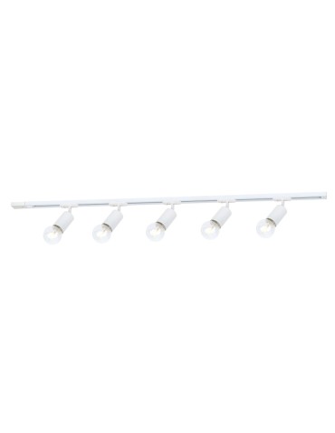 ITALUX Marvi TR Dolores Szynoprzewody Zestaw E27 5x40W Biały 922503-5-WH-SET