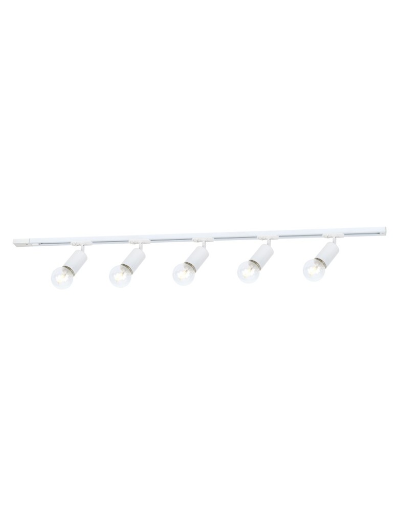 Gotowe zestawy szynoprzewodów - ITALUX Marvi TR Dolores Szynoprzewody Zestaw E27 5x40W Biały 922503-5-WH-SET - produkt kolory-swiatla.pl 1