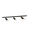 ITALUX Marvi TR Dolores Szynoprzewody Zestaw E27 3x40W Czarny 922321-3-BL-SET