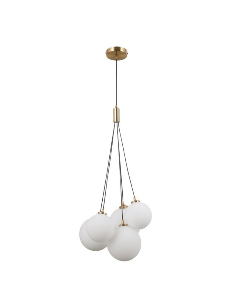 ITALUX Perlos Wisząca G9 5x5W Mosiądz PND-54456-5-HB