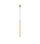 Lampy wiszące sople - Nowodvorski LASER 750  Sufitowa Wisząca Max moc 1x10W only LED G9 Satynowy złoty 10450 - product 1