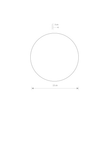Nowodvorski RING WOOD LED S  Sufitowa Plafon Max moc 7W LED Złoty 10280 - produkt 2
