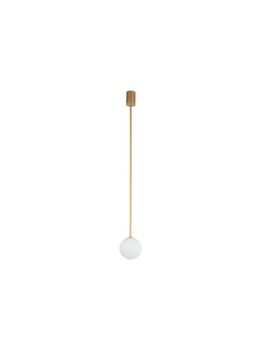 Nowodvorski KIER M GOLD  Sufitowa Wisząca Max moc 12W G9 Satynowy złoty 10306