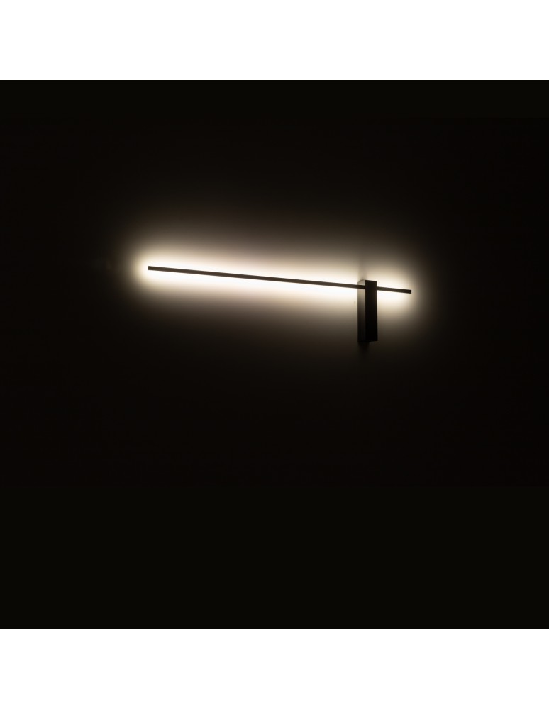 Kinkiety nowoczesne - Nowodvorski MOTIVE LED M  Ścienna Kinkiet z włącznikiem Max moc 8W LED Czarny 10311 - product kolory-swiatla.pl 3