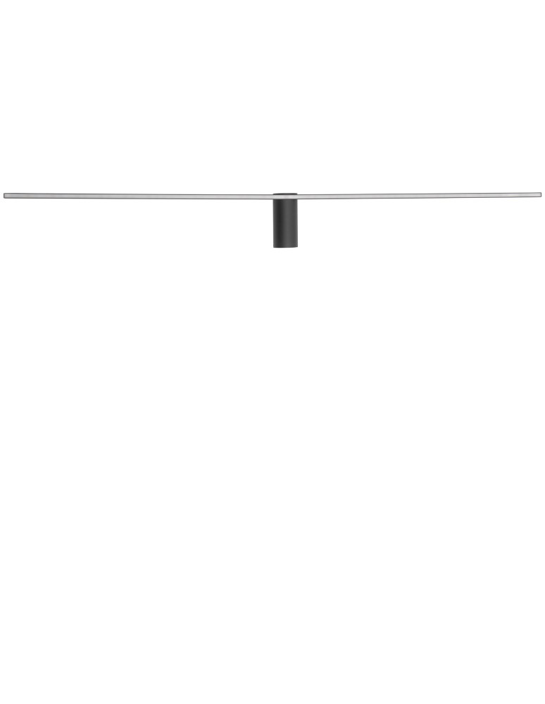 Nowodvorski SPIN LED L  Ścienna Kinkiet obrazowe Max moc 12W LED Czarny 10371