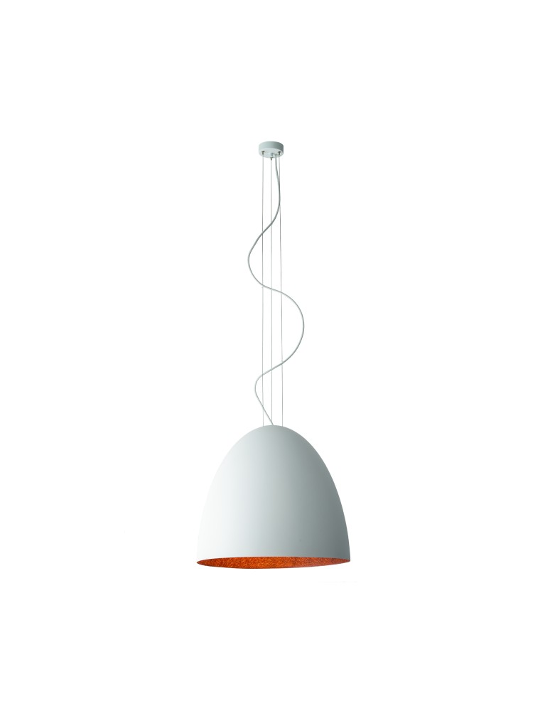 Nowodvorski EGG WHITE/COPPER XL  Sufitowa Wisząca Max moc 40W E27 Biały 10325