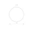 Kinkiety nowoczesne - Nowodvorski RING CHOCOLATE LED S Max moc 7W LED  10315 - product 2