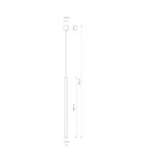 Lampy wiszące sople - Nowodvorski LASER 1000  Sufitowa Wisząca Max moc 1x10W only LED G9 Satynowa miedź 10445 - product 2
