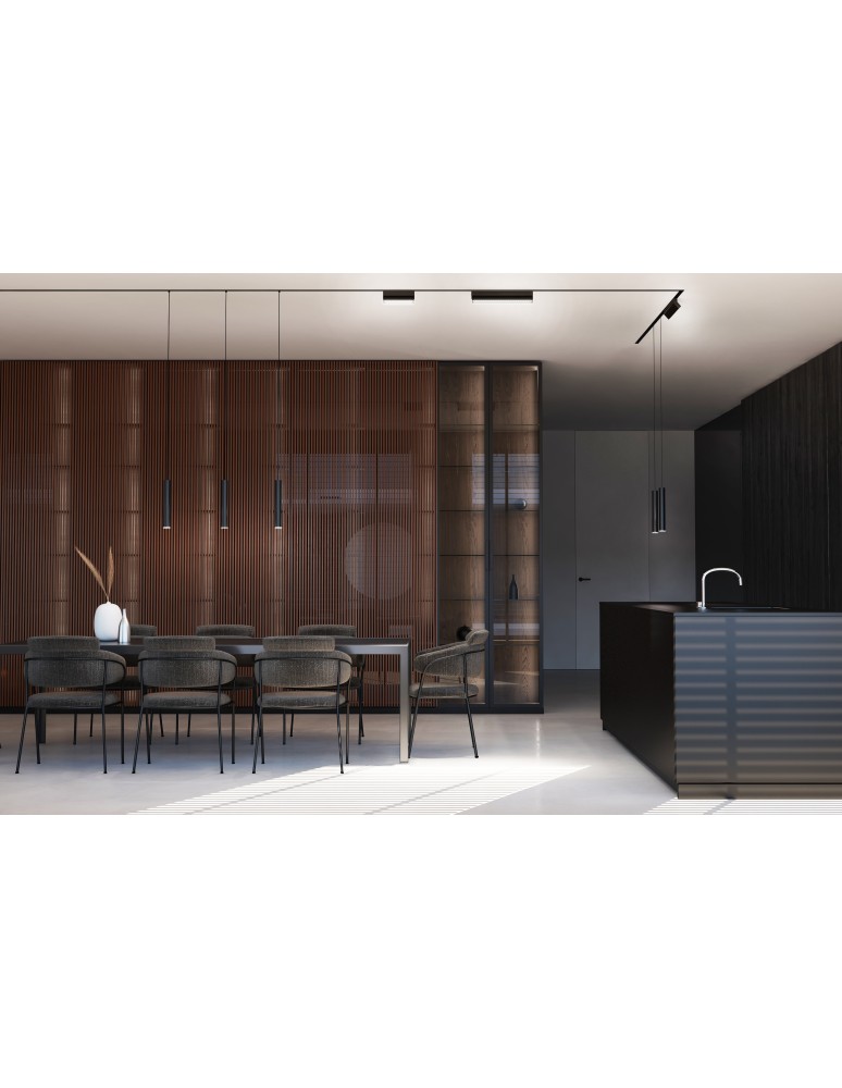 Lampy do szyn magnetycznych - Nowodvorski LVM FOCUS OUT LED 9W System konfigurowalny LVM Track System Lampa LED Max moc 9 Czarny 10145 - product kolory-swiatla.pl 3