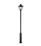 Markslojd GARDEN24 lampy - Markslojd GARDEN 24 POSTLAMP LED 1x3W 3000K IP44 czarny/transparentny 108171 - product 1