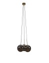 Markslojd DIONE Wisząca E14 3x40W antyczne złoto/dymiony 108417