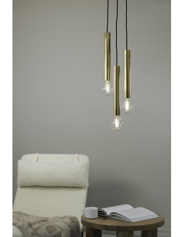 Markslojd SENCILLO Wisząca E27 3x40W złoty/mosiądz 108436 - produkt 2