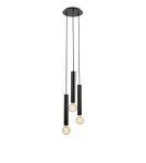 Lampy wiszące żarówki - Markslojd SENCILLO Wisząca E27 3x40W czarny 108435 - product 1