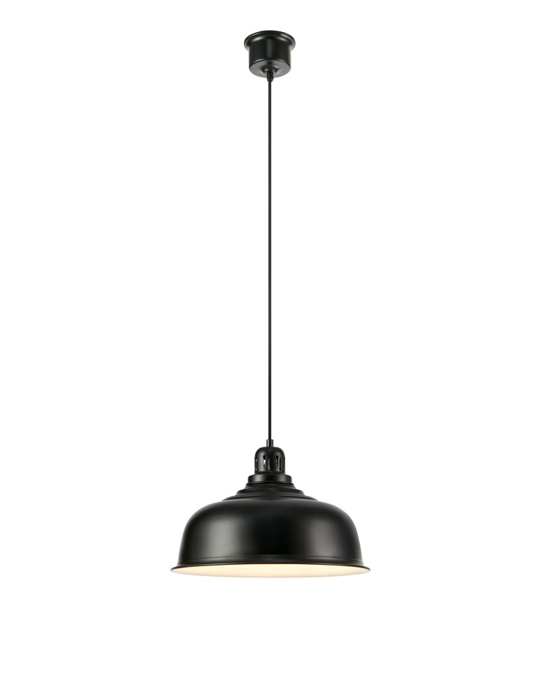 Lampy wiszące - Markslojd PORT 1L Wisząca 1x40W IP20 czarny 108426 - produkt kolory-swiatla.pl 1