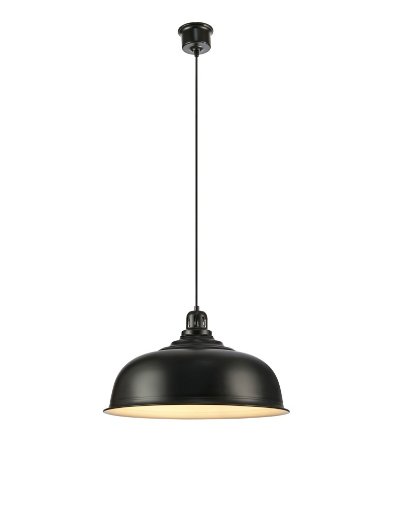Lampy wiszące - Markslojd PORT 1L Wisząca 1x40W IP20 czarny 108427 - product kolory-swiatla.pl 1