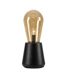 Lampy stołowe loftowe - industrialne - Markslojd BROOKE 1L Stołowa 1x40W IP20 czarny/złoty 108416 - product 1