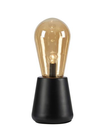 Markslojd BROOKE 1L Stołowa 1x40W IP20 czarny/złoty 108416