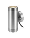 Markslojd GARDEN 24 CYLINDER WALL Kinkiet Zewnętrzny 2x3W 3000K IP44 aluminium/aluminiowy 108170