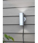 Markslojd GARDEN24 lampy - Markslojd GARDEN 24 CYLINDER WALL Kinkiet Zewnętrzny 2x3W 3000K IP44 aluminium/aluminiowy 108170 - produkt 2