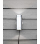 Markslojd GARDEN24 lampy - Markslojd GARDEN 24 CYLINDER WALL Kinkiet Zewnętrzny 2x3W 3000K IP44 aluminium/aluminiowy 108170 - produkt 3