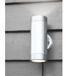 Markslojd GARDEN24 lampy - Markslojd GARDEN 24 CYLINDER WALL Kinkiet Zewnętrzny 2x3W 3000K IP44 aluminium/aluminiowy 108170 - produkt 4